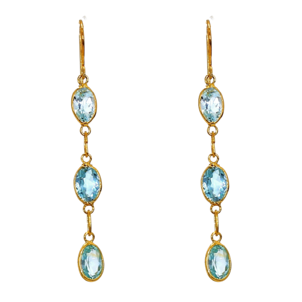 Rue | Sky Blue Topaz | Earrings