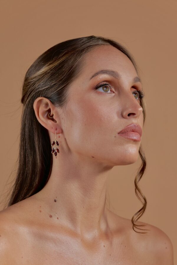 Emery | Garnet | Earrings - Image 2