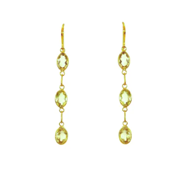 Rue | Lemon Quartz | Earring