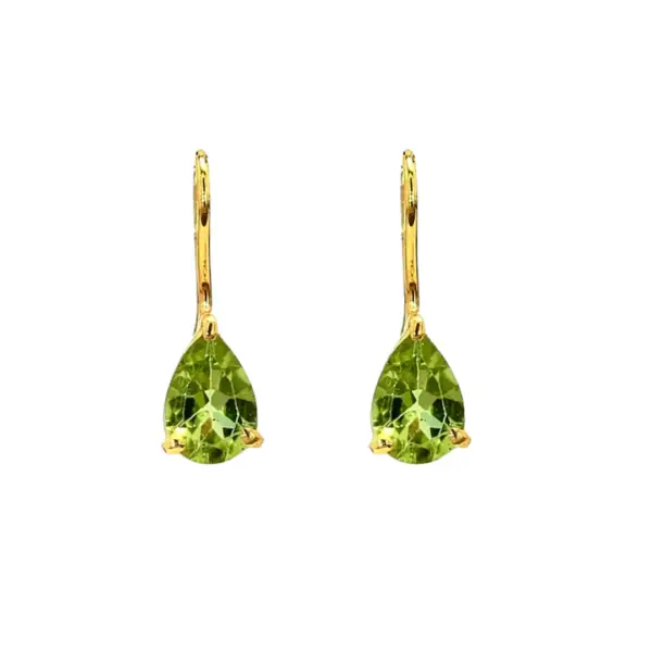 Carla | Drop | Peridot Earrings