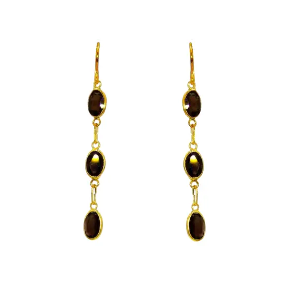 Rue | Smokey Quartz | Earring