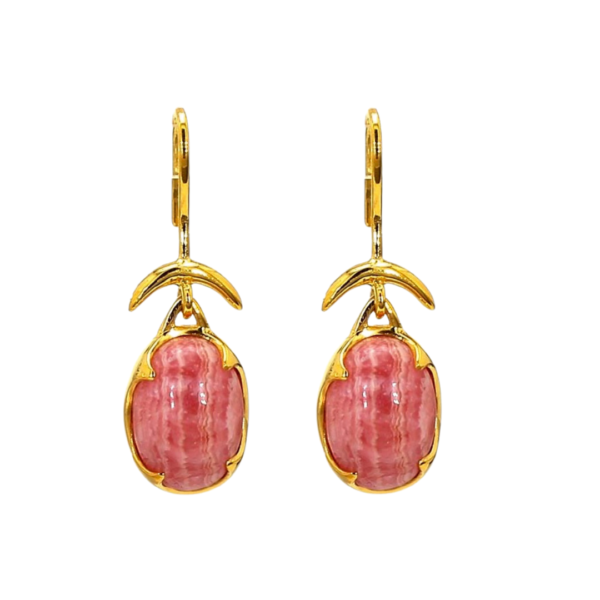 Livie | Natural Rhodochrosite | Earring